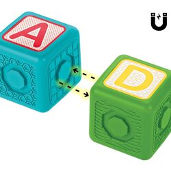 Cuburi magnetice Baby Einstein Bridge & Learn (Multicolor) Thumb