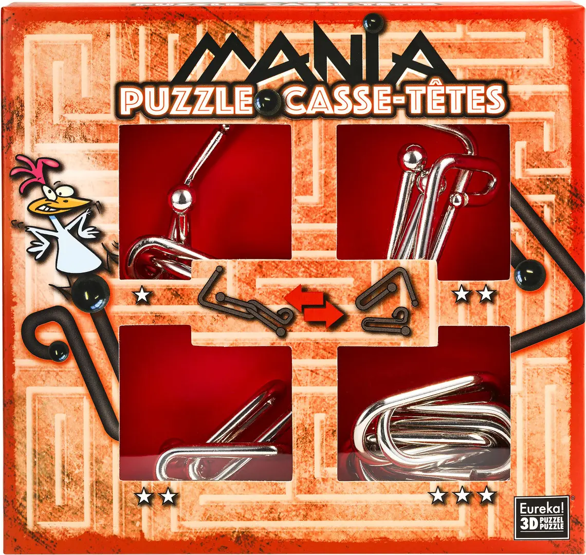 Головоломка Eureka Puzzle Mania Casse-tetes (Red)