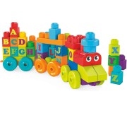 Cuburi educative Fisher-Price Mega Blocks ABC Learning Train DXH35 (Multicolor)