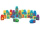 Cuburi educative Fisher-Price Mega Blocks ABC Learning Train DXH35 (Multicolor)