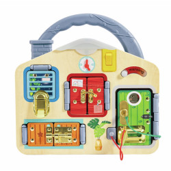 Бизиборд Hape E1111 (Wood/Grey)