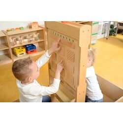 Бизиборд Masterkidz Sensory Wall Board ME06899 (Wood) Thumb