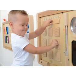 Бизиборд Masterkidz Sensory Wall Board ME06899 (Wood) Thumb