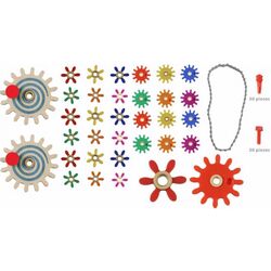 Набор шестеренок для развивающей стены Masterkidz МЕ24343 (Multicolor)