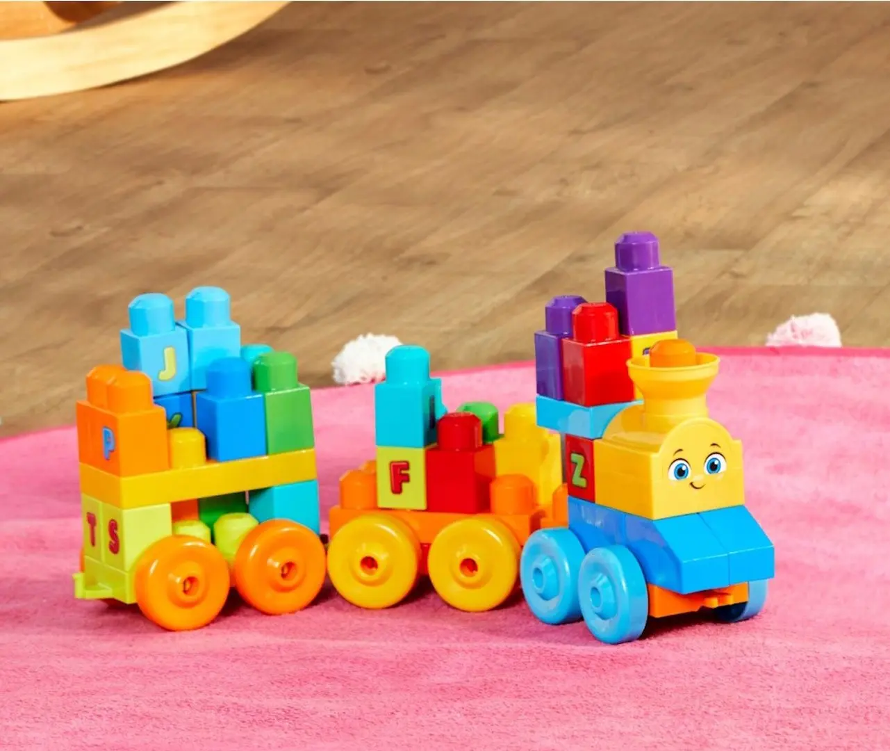 Cuburi educative Fisher-Price Mega Blocks FWK22 (Multicolor)