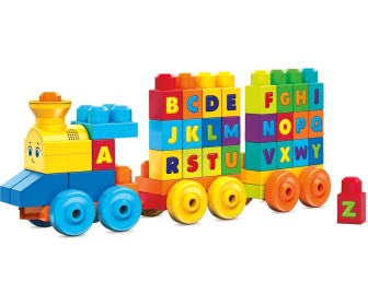 Cuburi educative Fisher-Price Mega Blocks FWK22 (Multicolor)