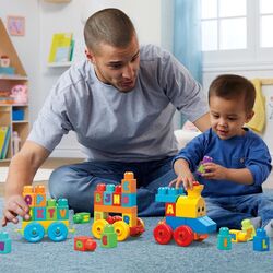 Cuburi educative Fisher-Price Mega Blocks FWK22 (Multicolor) Thumb