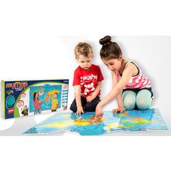 Harta lumii interactiva Momki MyMap ZN0001 (Blue) Thumb