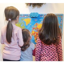 Harta lumii interactiva Momki MyMap ZN0001 (Blue) Thumb