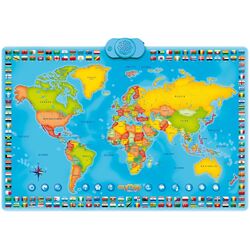 Harta lumii interactiva Momki MyMap ZN0001 (Blue)