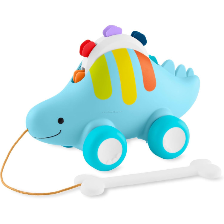 Игрушка на веревочке Skip Hop Explore&More Dinosaur (Blue)