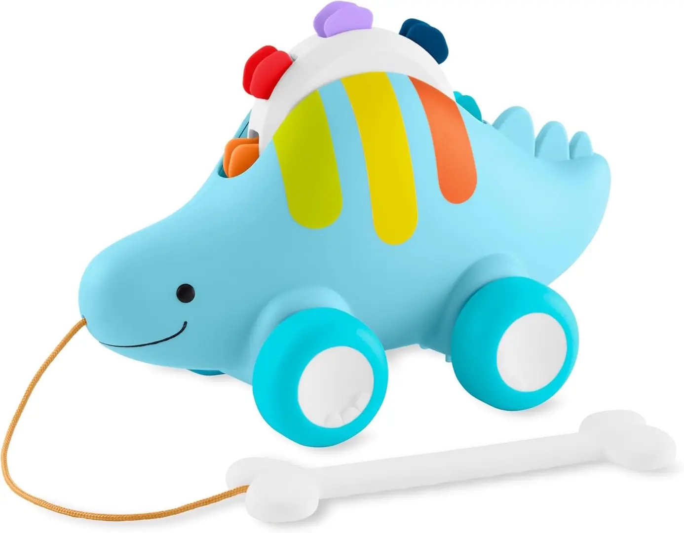 Игрушка на веревочке Skip Hop Explore&More Dinosaur (Blue)