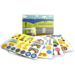 Магнитная головоломка Tooky Toy Magnetic Transport 109027 (Multicolor) Thumb
