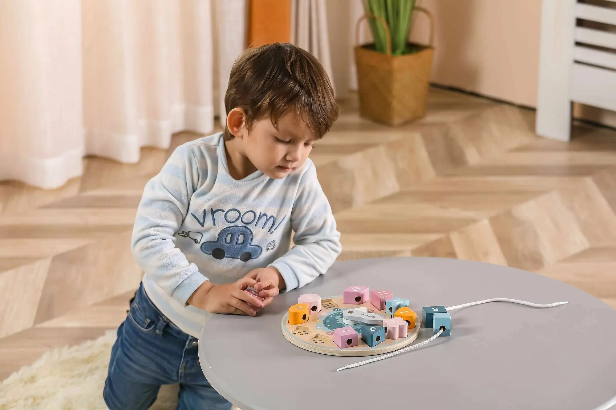 Сортер Viga Toys PolarB Shape Sorting Clock 44053