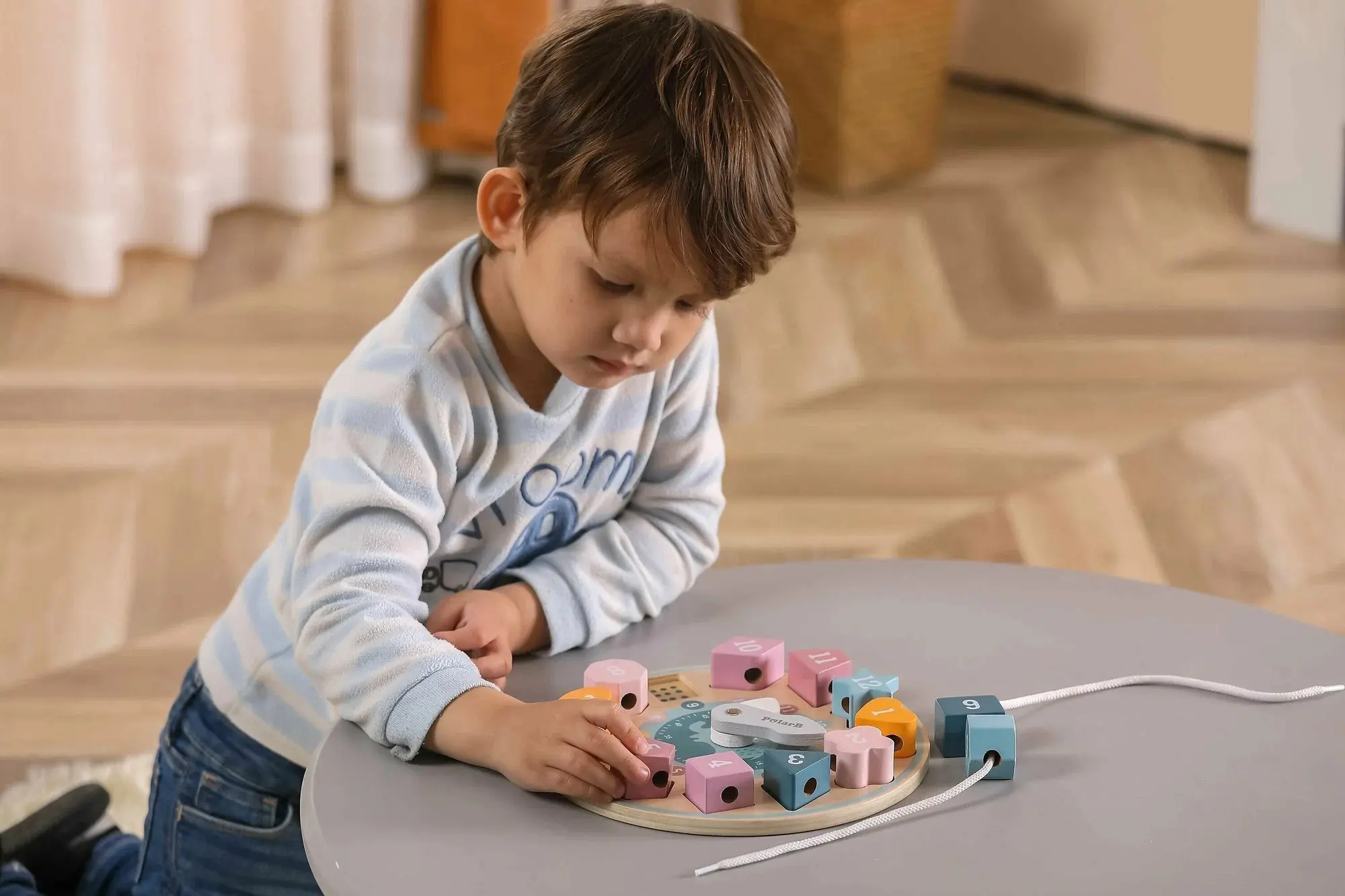 Сортер Viga Toys PolarB Shape Sorting Clock 44053