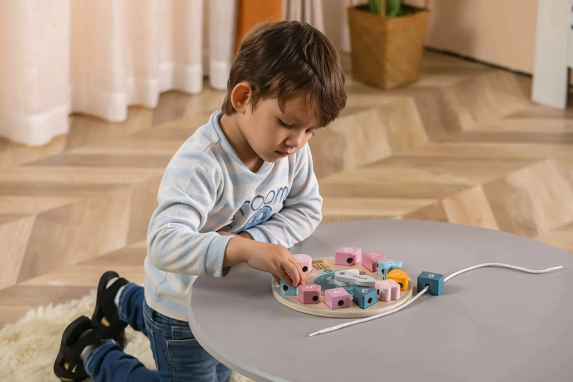 Сортер Viga Toys PolarB Shape Sorting Clock 44053