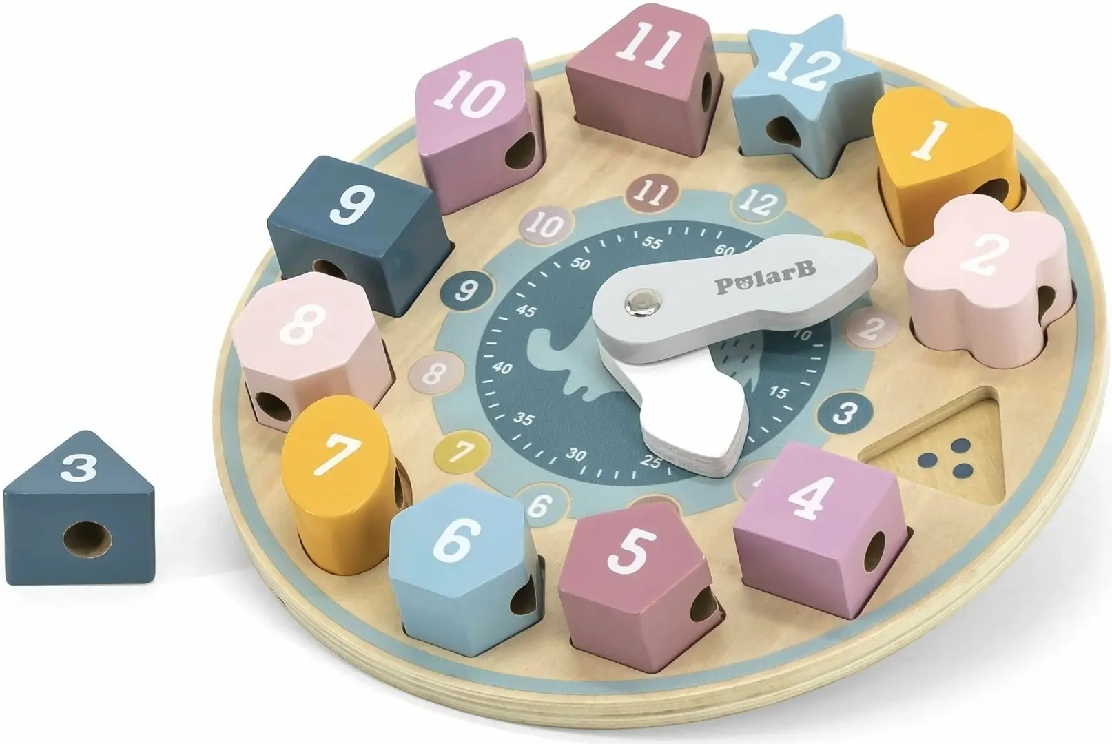 Сортер Viga Toys PolarB Shape Sorting Clock 44053