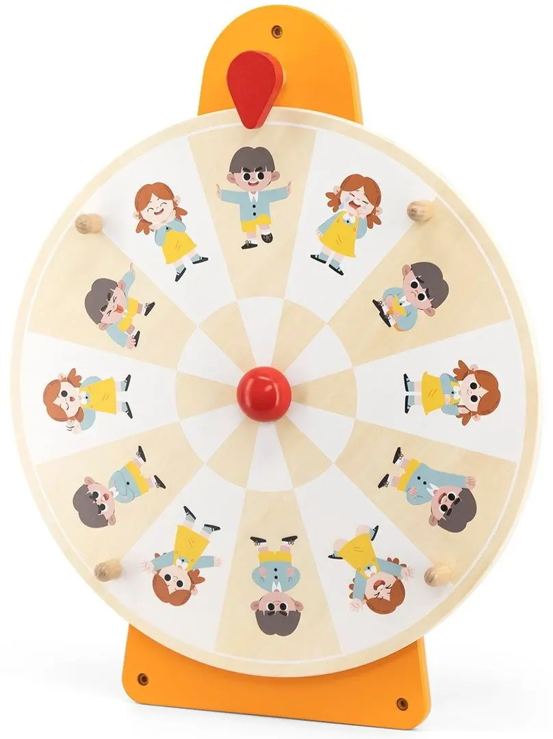 Tabla interactiva Viga Circle Wall Board Show (Wood/Orange)