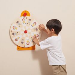 Tabla interactiva Viga Circle Wall Board Show (Wood/Orange) Thumb
