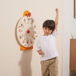 Tabla interactiva Viga Circle Wall Board Show (Wood/Orange) Thumb