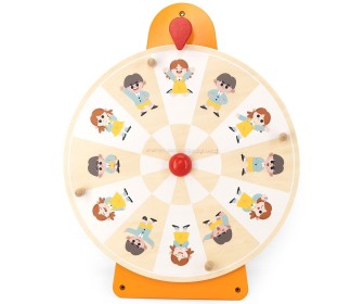 Tabla interactiva Viga Circle Wall Board Show (Wood/Orange)