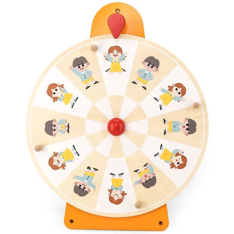 Tabla interactiva Viga Circle Wall Board Show (Wood/Orange)