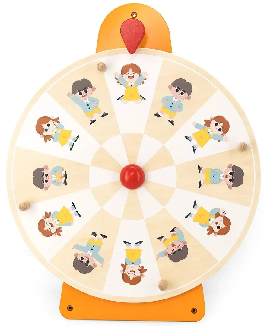 Tabla interactiva Viga Circle Wall Board Show (Wood/Orange)