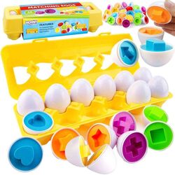 Головоломка Woopie Montessori Eggs 48426 (Multicolor) Thumb