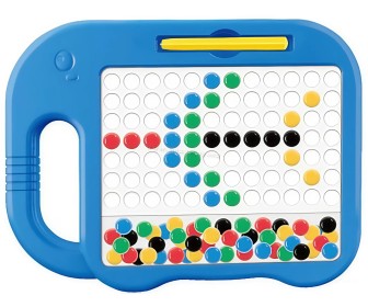 Joc de logica Woopie Montessori MagPad Elephant (Blue)