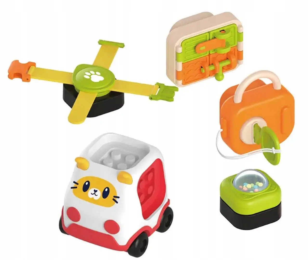 Развивающая игрушка Woopie Baby Car Kitty 49577 (Multicolor) - 2