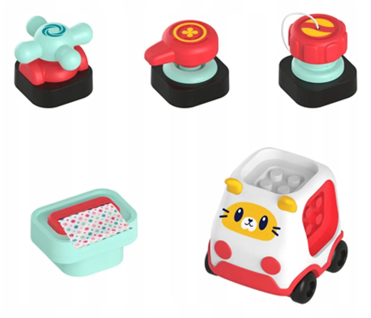 Развивающая игрушка Woopie Baby Car Kitty 49607 (Multicolor) - 3