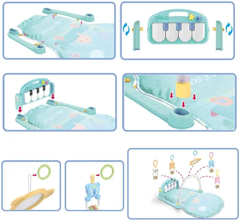 Covoras de joaca Alexis Baby Mix Bayo (Blue) - 2