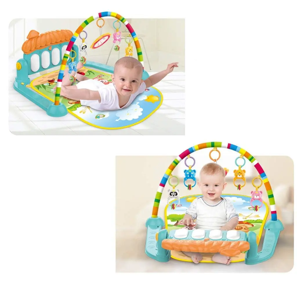 Covoras de joaca Alibibi Piano MBH535929 (Blue/Orange)