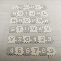 Covoras-puzzle Alibibi IEU5283784 (Grey/Beige) Thumb