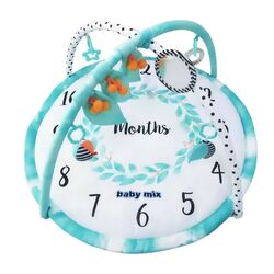 Covoras de joaca Baby Mix Months 46550 (White/Blue)