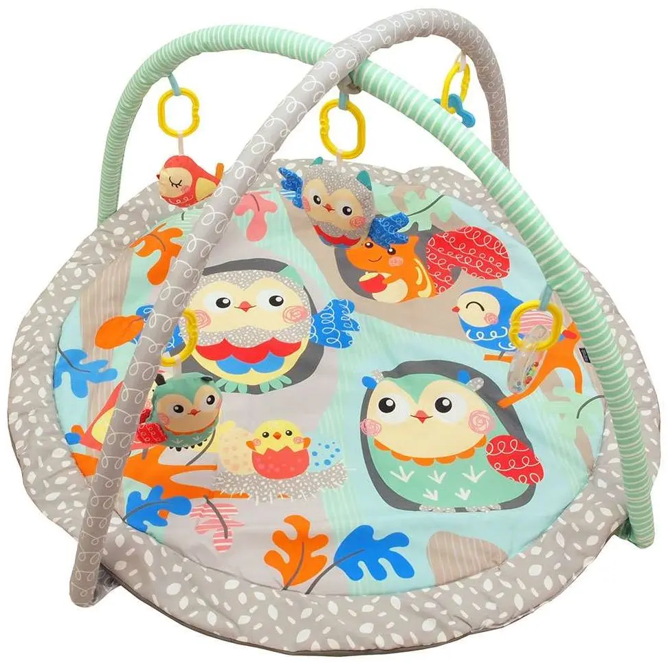 Covoras de joaca Baby Mix Owls (Grey)