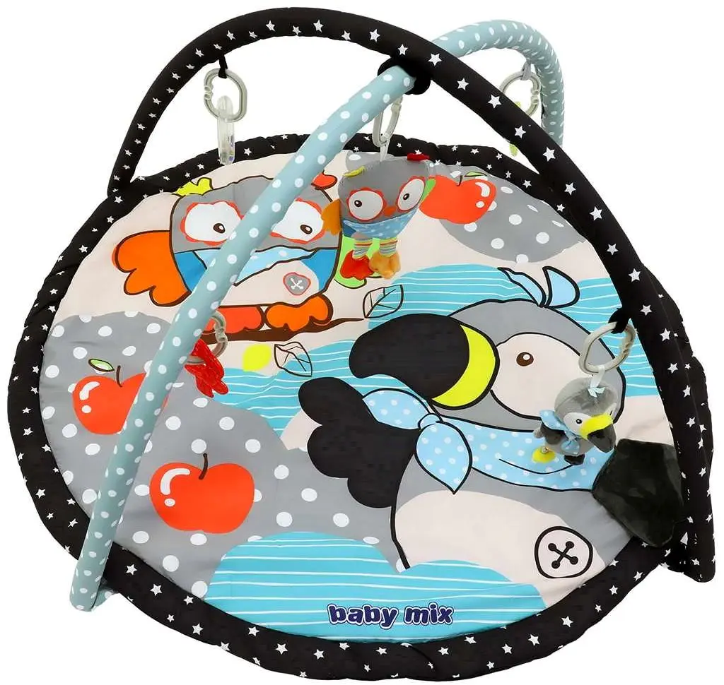 Игровой коврик Baby Mix Toucan 46549 (Black/Grey)