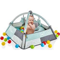 Covoras de joaca BabyJem Art-690 (Grey/Green) Thumb