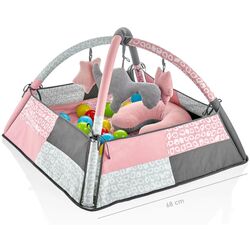 Covoras de joaca BabyJem Art-690 (Pink/Grey) Thumb