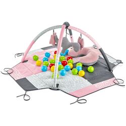 Covoras de joaca BabyJem Art-690 (Pink/Grey)