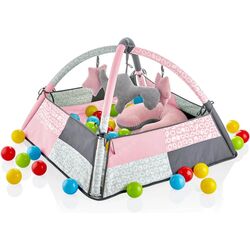 Covoras de joaca BabyJem Art-690 (Pink/Grey) Thumb