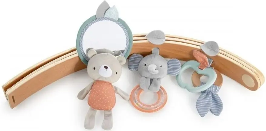 Covoras de joaca Bright Starts Ingenuity Cozy Spot (Green/Grey)