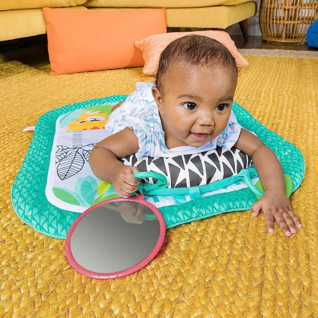 Covoras de joaca Bright Starts Totally Tropical (Green)