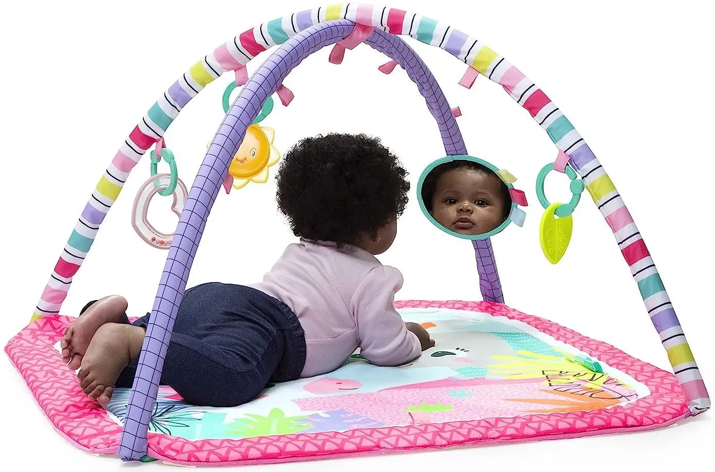 Covoras de joaca Bright Starts Unicorn Crew (Pink)