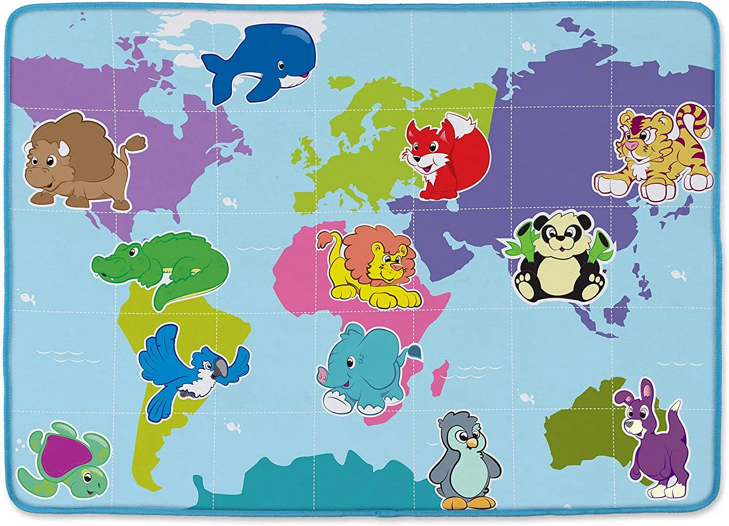 Covoras de joaca Chicco Edu 4you 00009858000130 (Blue)