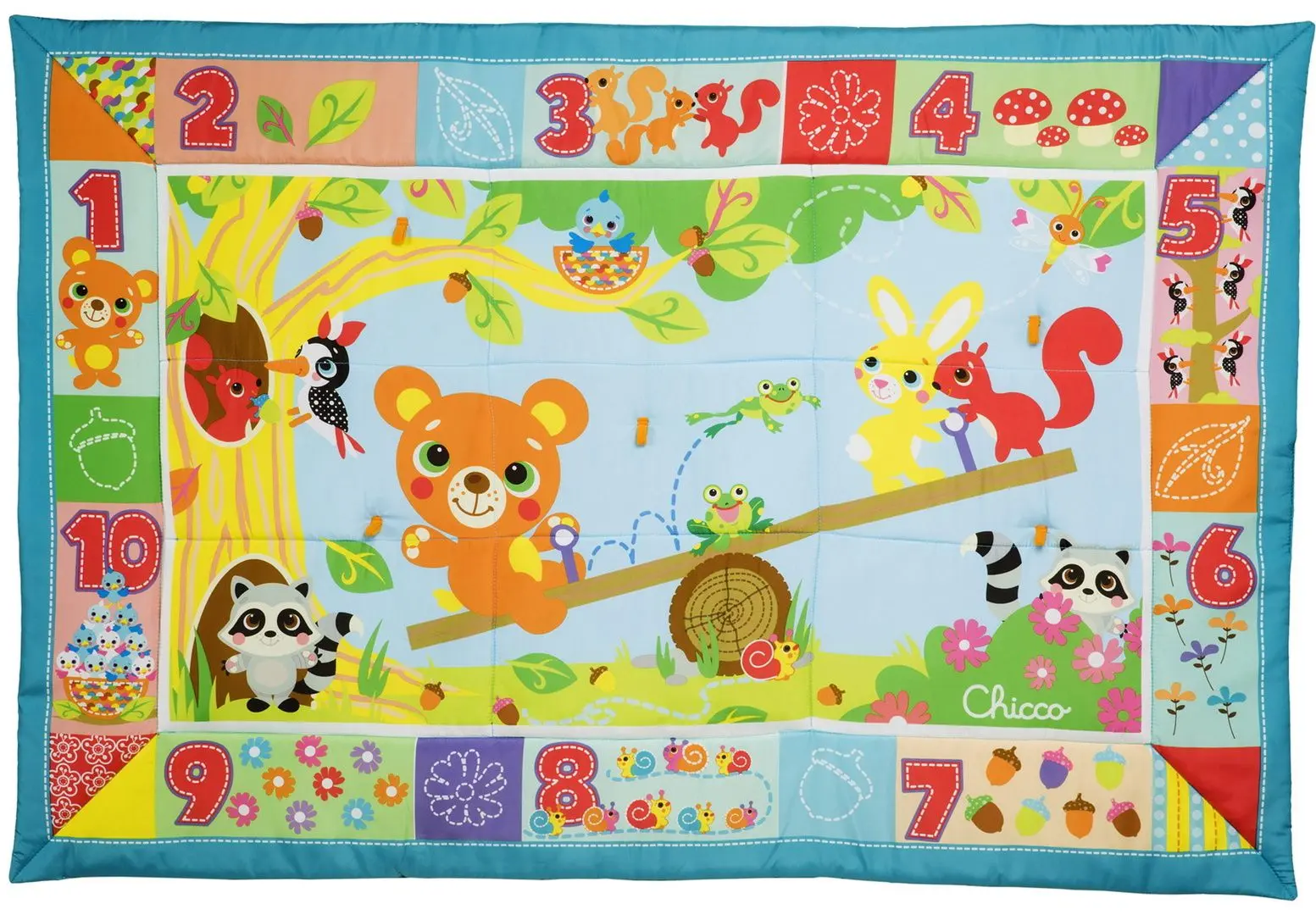 Covoras de joaca Chicco Forest XXL (Blue)