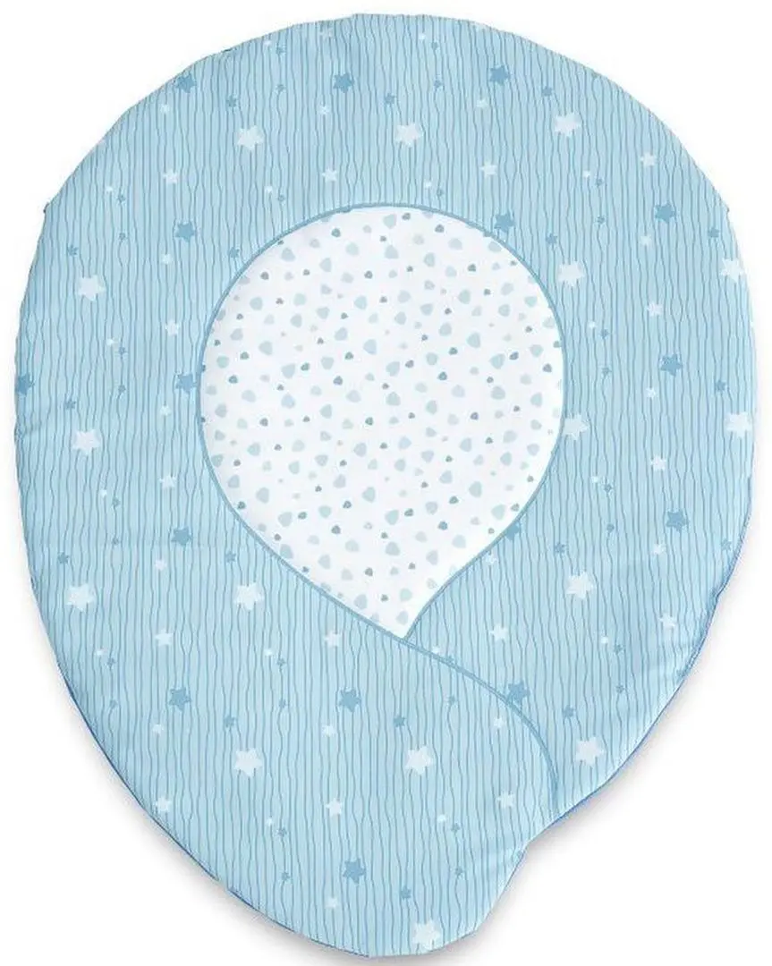 Covoras de joaca cu perna Chicco My First Nest (Blue)