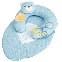 Covoras de joaca cu perna Chicco My First Nest (Blue)