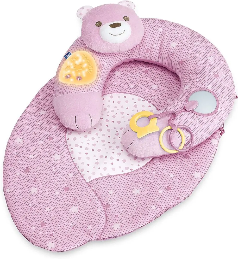 Covoras de joaca cu perna Chicco My First Nest (Pink)