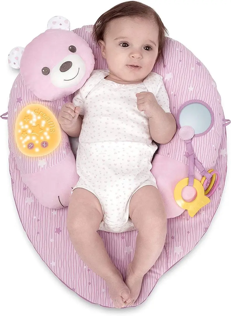 Covoras de joaca cu perna Chicco My First Nest (Pink)